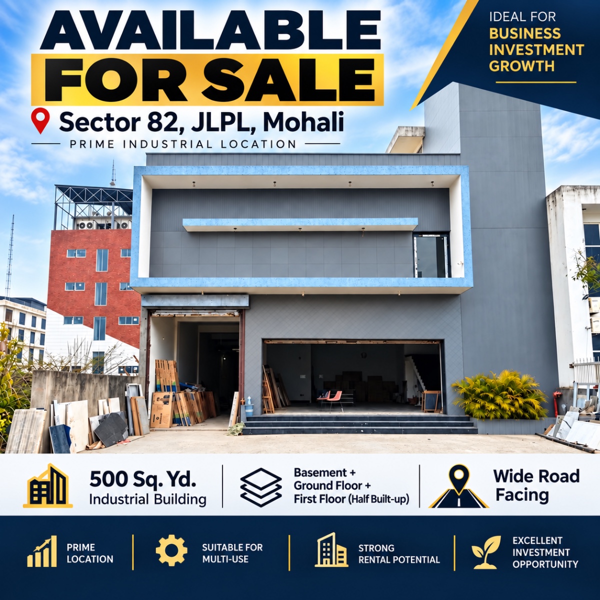 Industrial Building For Sale In Sector 82 JLPL Mohali – photo 1