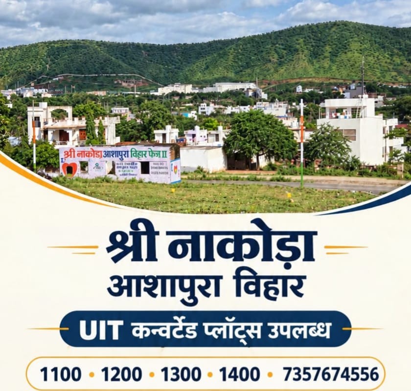 residential plot available for Sale in nakoda property, Mandaphia Sawaliaji, Udaipur Division – photo 1