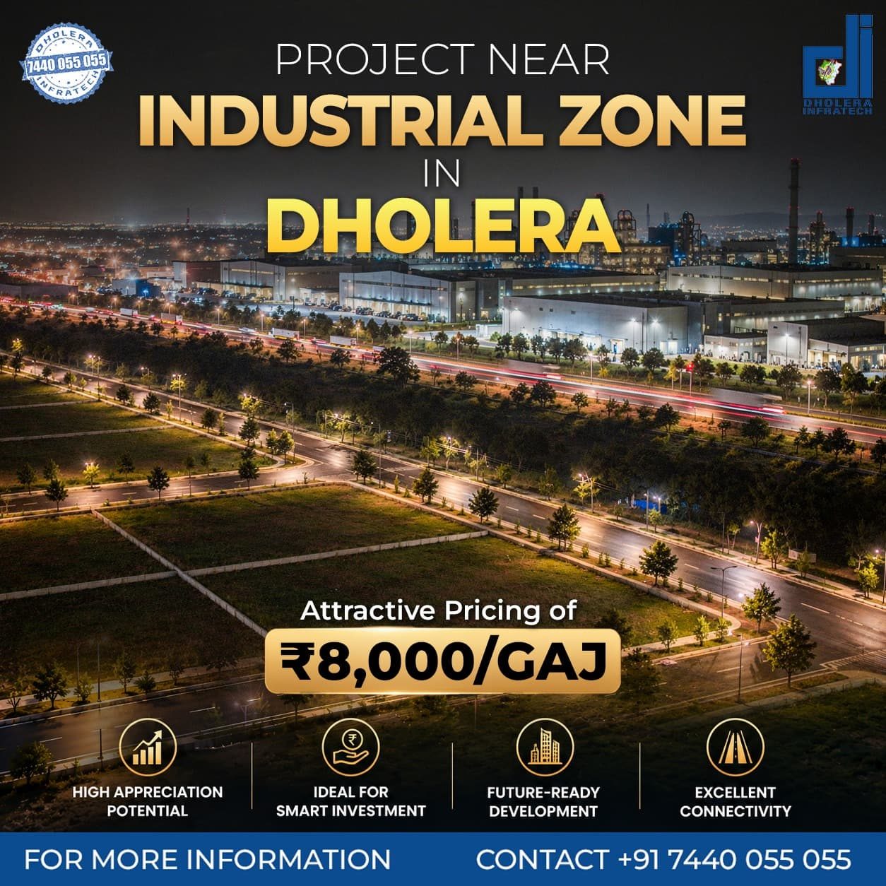 Residential Plot for Sale in Dholera, Ahmedabad, Gujarat – photo 2