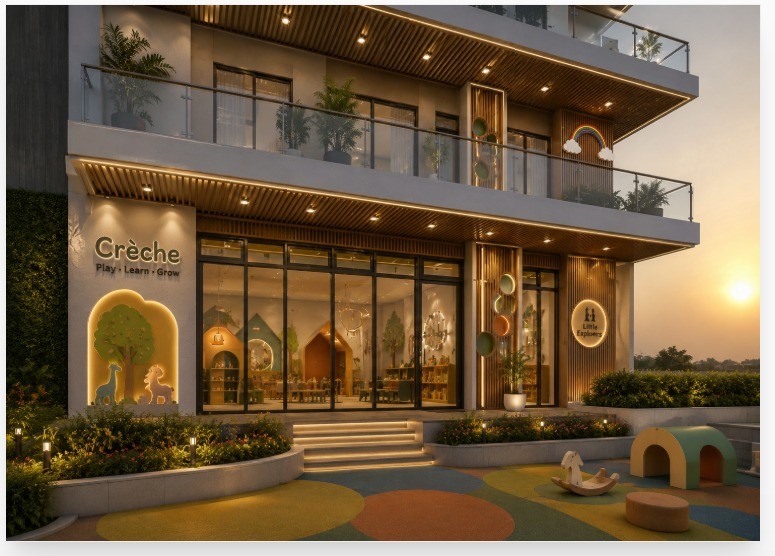 Modern 2 bhk apartment with terrace in yamuna expressway – photo 5